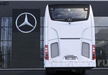Mercedes Benz New Travego 16-SHD version 2.2 for Euro Truck Simulator 2 (v1.53.x, 1.54.x)