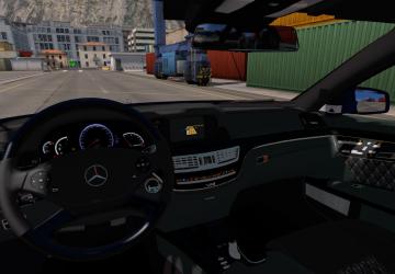 Mercedes-Benz S65 AMG 2012 version 3.1 for Euro Truck Simulator 2 (v1.40.x, 1.41.x)