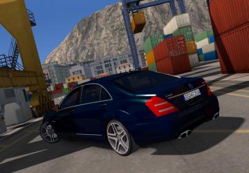 Mercedes-Benz S65 AMG 2012 version 3.1 for Euro Truck Simulator 2 (v1.40.x, 1.41.x)