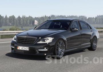 Mercedes-Benz S65 AMG 2012 version 3.1.1 for Euro Truck Simulator 2 (v1.44.x)