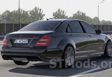 Mercedes-Benz S65 AMG 2012 version 3.5 for Euro Truck Simulator 2 (v1.48.x)