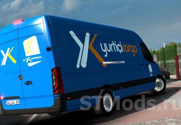 Mercedes Benz Sprinter 2019 version 2.0.1 for Euro Truck Simulator 2 (v1.47.x)