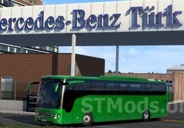 Mercedes Benz Tourismo 16 RHD 2018 version 1.7 for Euro Truck Simulator 2 (v1.47.x)