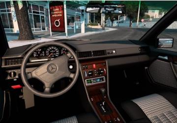 Mercedes-Benz W124 300d version 1.0 for Euro Truck Simulator 2 (v1.49.x)