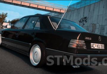 Mercedes-Benz W124 300d version 1.6 for Euro Truck Simulator 2 (v1.55.x)