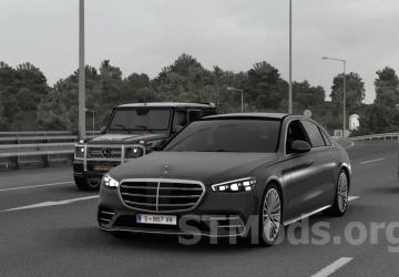 Mercedes-Benz W223 S-Class version 1.2 for Euro Truck Simulator 2 (v1.48.x)