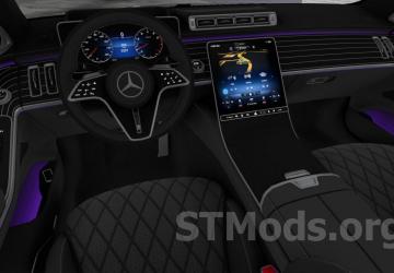 Mercedes-Benz W223 S-Class version 1.2 for Euro Truck Simulator 2 (v1.48.x)
