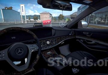 Mercedes Maybach S650 version 1.6 for Euro Truck Simulator 2 (v1.49.x)