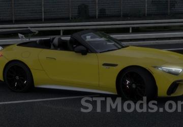 Mercedes SL63 AMG 2023 version 1.7 for Euro Truck Simulator 2 (v1.54.x)