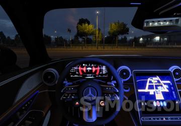 Mercedes SL63 AMG 2023 version 1.8 for Euro Truck Simulator 2 (v1.54.x)