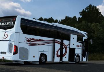 Mercedes Travego 15 16 SHD 2021 version 1.0 for Euro Truck Simulator 2 (v1.40.x, 1.41.x)