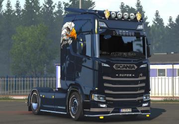 Metalic skin for Scania S version 1.0 for Euro Truck Simulator 2 (v1.30.x, - 1.38.x)
