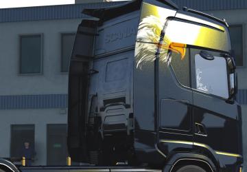 Metalic skin for Scania S version 1.0 for Euro Truck Simulator 2 (v1.30.x, - 1.38.x)
