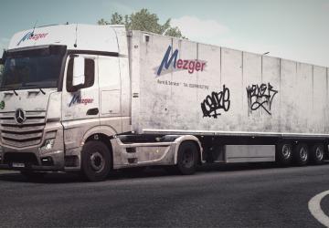 Mezger Combo Pack «Graffiti Edition» version 1.0 for Euro Truck Simulator 2 (v1.37.x)