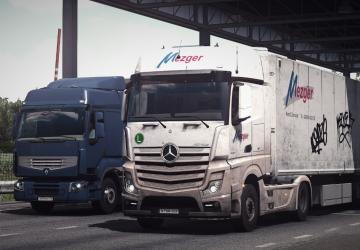 Mezger Combo Pack «Graffiti Edition» version 1.0 for Euro Truck Simulator 2 (v1.37.x)