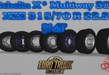 Michelin X Multiway 3D version 27.09.19 for Euro Truck Simulator 2 (v1.35.x)