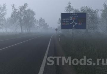Late Autumn/Mild Winter version 5.3 for Euro Truck Simulator 2 (v1.48.5)