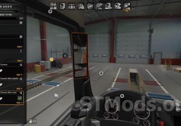 Mirror Cam All Truck version 2.6 for Euro Truck Simulator 2 (v1.47.x)