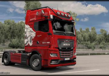 Multicolor Skin Pack RENT a MAN for MAN TGX 2020 v1.1 for Euro Truck Simulator 2 (v1.47)