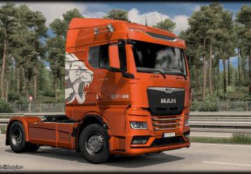 Multicolor Skin Pack RENT a MAN for MAN TGX 2020 v1.1 for Euro Truck Simulator 2 (v1.47)