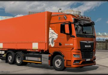Multicolor Skin Pack RENT a MAN for MAN TGX 2020 v1.1 for Euro Truck Simulator 2 (v1.47)