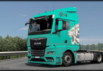 Multicolor Skin Pack RENT a MAN for MAN TGX 2020 v1.2 for Euro Truck Simulator 2 (v1.47)