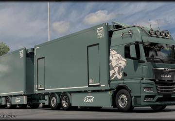 Multicolor Skin Pack RENT a MAN for MAN TGX 2020 v1.2 for Euro Truck Simulator 2 (v1.47)