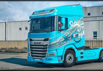 Multicolor Skin Pack Spectrum Edition for DAF 2021 XG and XG+ v1.0 for Euro Truck Simulator 2 (v1.40.x)