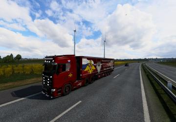 RF Ministry of Defense SU-75 Checkmate version 1.2 for Euro Truck Simulator 2 (v1.41.x, - 1.43.x)