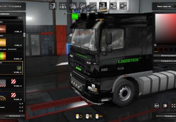 LOGISTIC Skin Mod for DAF XF 105 version 0.1 for Euro Truck Simulator 2 (v1.35.x, - 1.43.x)