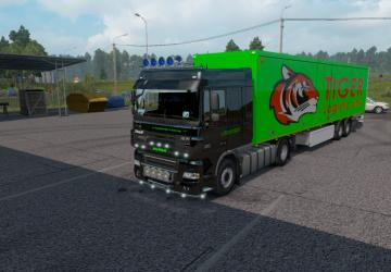 LOGISTIC Skin Mod for DAF XF 105 version 0.1 for Euro Truck Simulator 2 (v1.35.x, - 1.43.x)