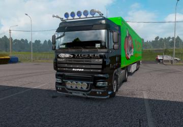 Tiger Logistic Skin Mod for DAF XF 105 version 0.1 for Euro Truck Simulator 2 (v1.35.x)
