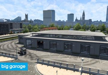 Modern Garages Mod version 1.5 for Euro Truck Simulator 2 (v1.40.x, - 1.43.x)