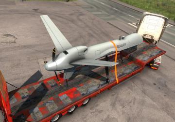 MQ-9 Reaper Cargo 4K version 1.0 for Euro Truck Simulator 2 (v1.38.x)