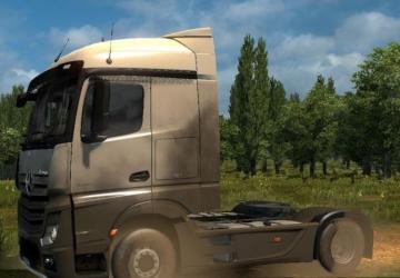 Muddy Dirty Tyres version 1.2 for Euro Truck Simulator 2 (v1.31.x)
