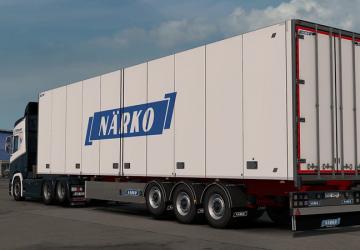 Närko trailers by Kast version 1.2.4 for Euro Truck Simulator 2 (v1.43.x)