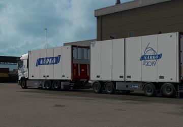 Närko trailers by Kast version 1.2.5 for Euro Truck Simulator 2 (v1.44.x)