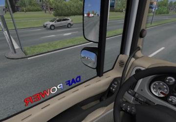 Sticker for DAF XF 105 version 1.0 for Euro Truck Simulator 2 (v1.37.x)