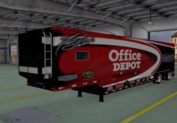 Nascar Featherlite version 1.5 for Euro Truck Simulator 2 (v1.36.x, - 1.38.x)