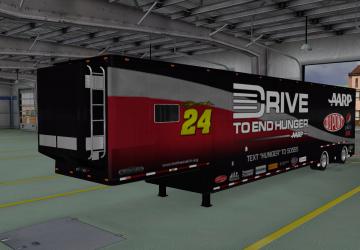 Nascar Featherlite version 1.5 for Euro Truck Simulator 2 (v1.36.x, - 1.38.x)