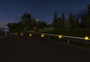 Small Road End Barriers version 1.0 for Euro Truck Simulator 2 (v1.35.x)