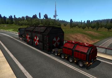 Umbrella Cargo version 1.45.1 for Euro Truck Simulator 2 (v1.45.x)