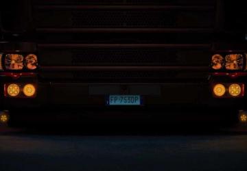 New Era Bumper lights Scania RJL 4 Series v1.0 for Euro Truck Simulator 2 (v1.48.x, 1.49.x)