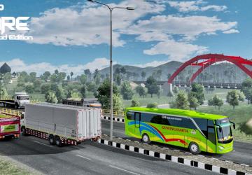 New Map Jare version 3.0 for Euro Truck Simulator 2 (v1.41.x, - 1.43.x)