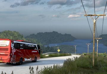 New Map Sitinjau Lauik version 7.0 for Euro Truck Simulator 2 (v1.44.x, 1.45.x)