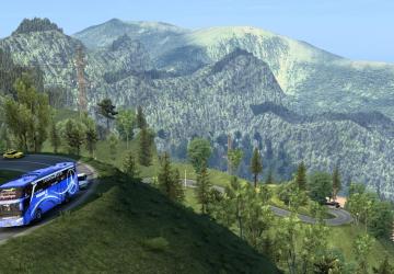 New Map Sitinjau Lauik version 7.0 for Euro Truck Simulator 2 (v1.44.x, 1.45.x)
