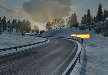 New Real Winter HD version 1.0 for Euro Truck Simulator 2 (v1.35.x, 1.36.x)