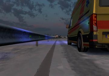 New Real Winter HD version 1.0 for Euro Truck Simulator 2 (v1.35.x, 1.36.x)