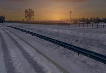 New Real Winter HD version 1.0 for Euro Truck Simulator 2 (v1.35.x, 1.36.x)