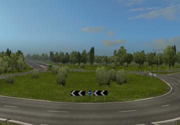 New Road in Northern Ireland version 1.0 for Euro Truck Simulator 2 (v1.36.x)